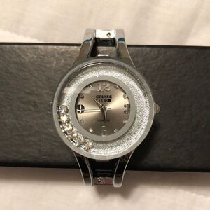 Cruise Club Silver Tone Stainless Steel Wrist Watch